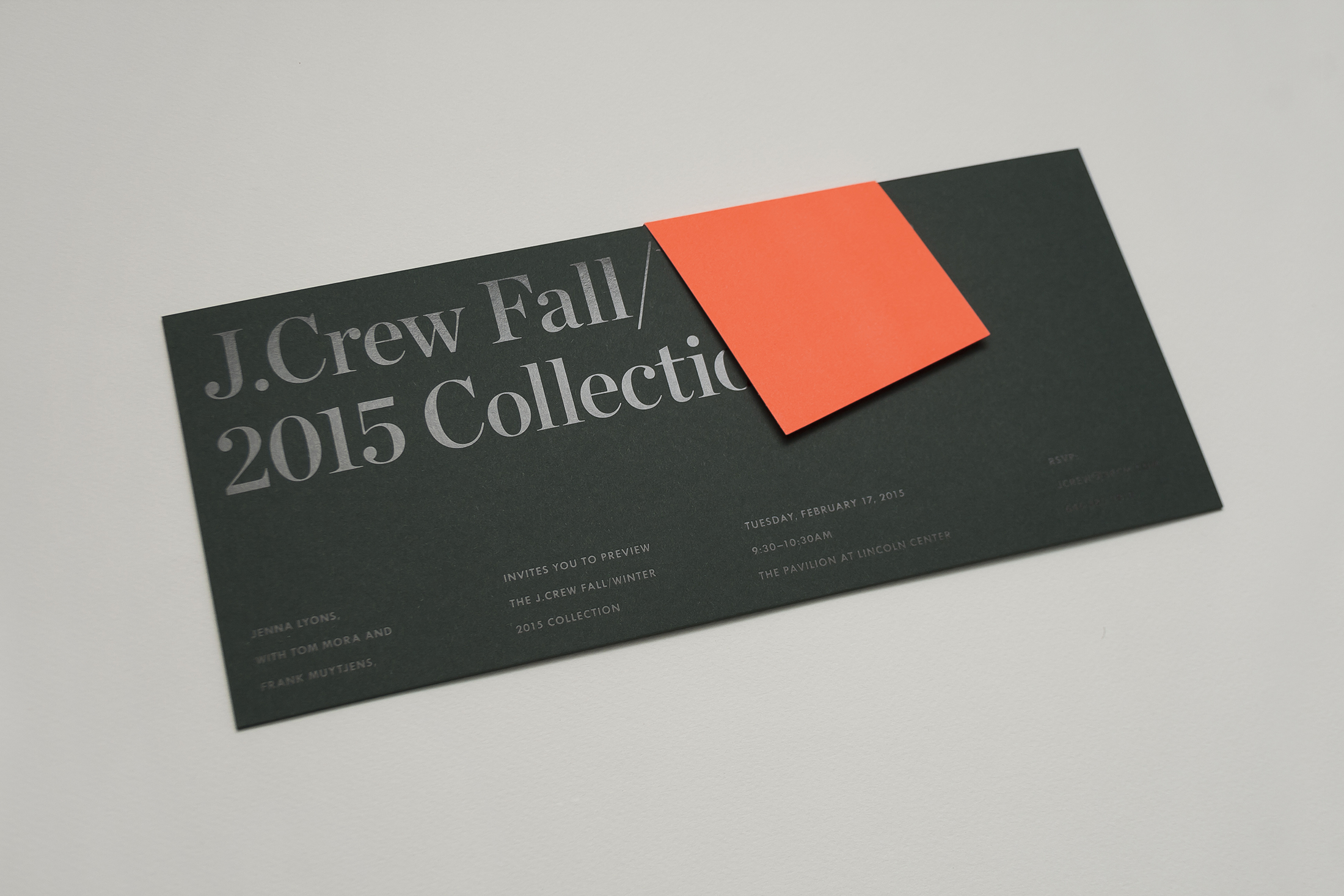 J.Crew Fall/Winter 2015 Invitation